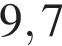 9,7