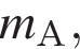 m_А,