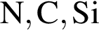 \ChemFormN, C, Si