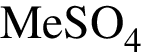 \ChemFormMeSO_4