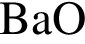 \ChemFormBaO