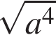  ко­рень из: на­ча­ло ар­гу­мен­та: a в сте­пе­ни 4 конец ар­гу­мен­та 